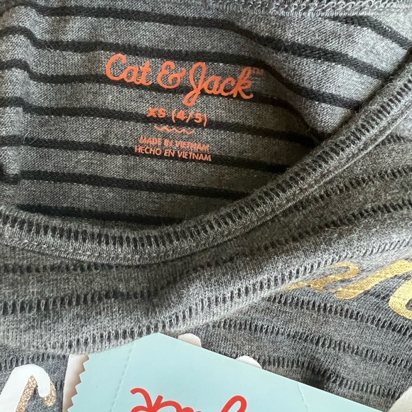 CAT AND JACK dress and top size XS 4/5 - Picture 5 of 9